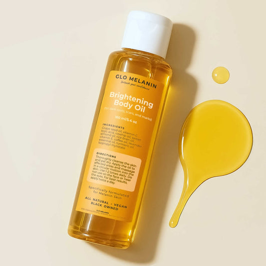 Brightening Body Oil (dark spots + marks) - Glo Melanin