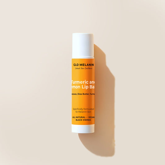 Turmeric and Lemon Lip Balm (for Dark Lips) - Glo Melanin