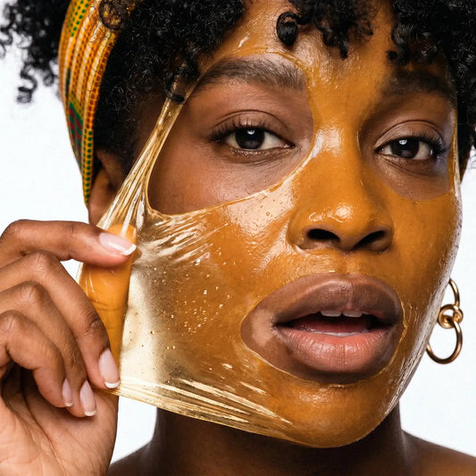 Sea Moss Wrapping Mask with Turmeric & Kojic Acid