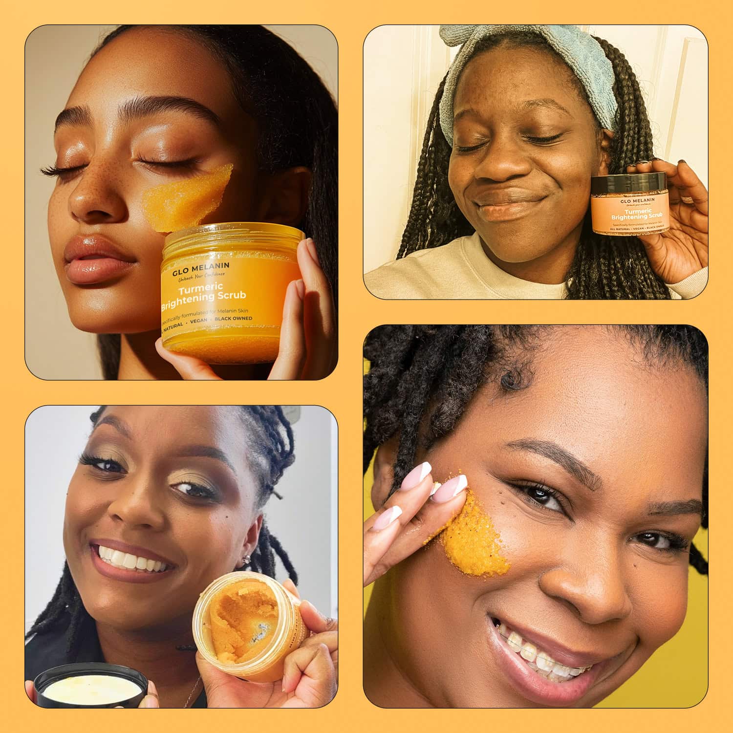 Turmeric Dark Spot Removal Scrub - Glo Melanin