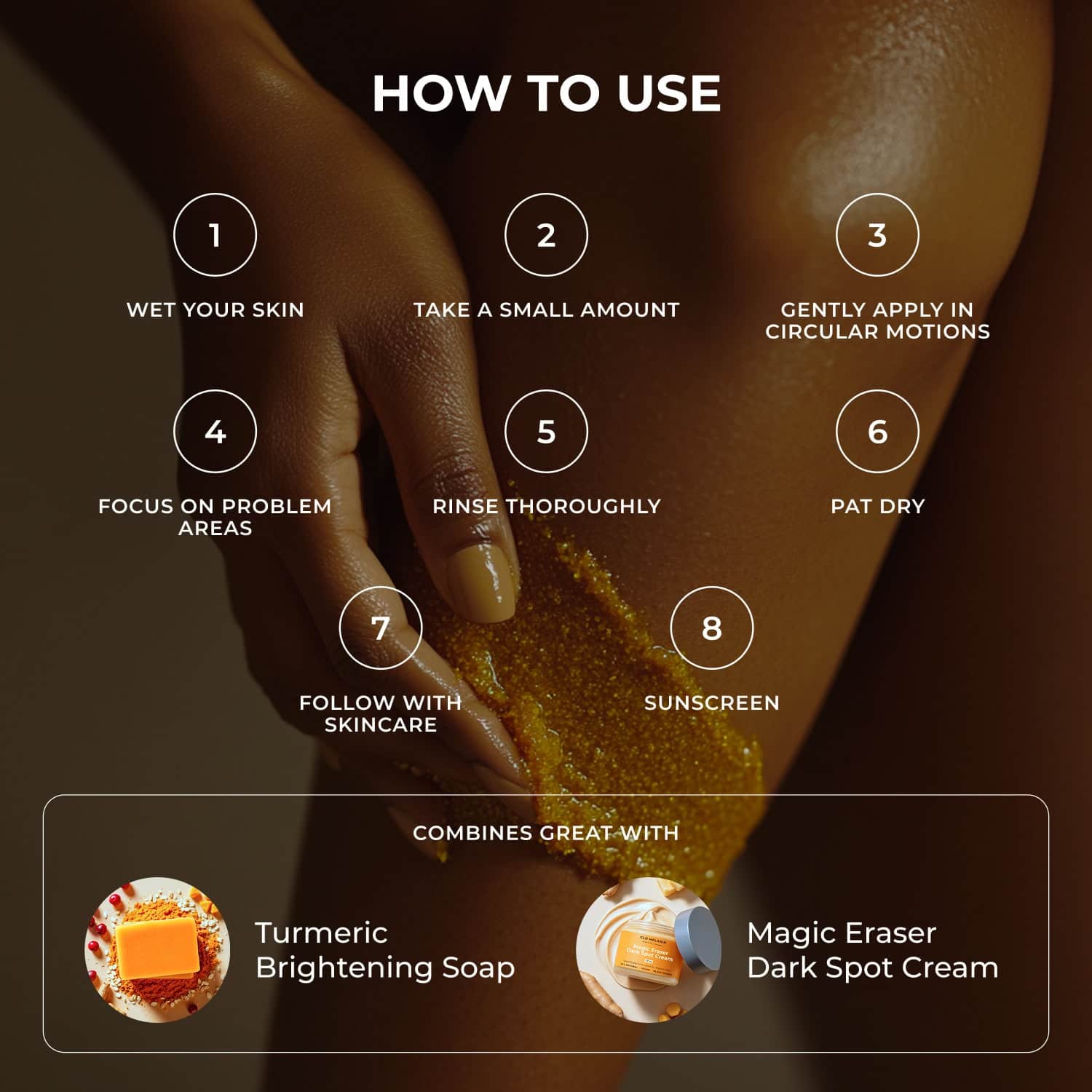 Turmeric Dark Spot Removal Scrub - Glo Melanin