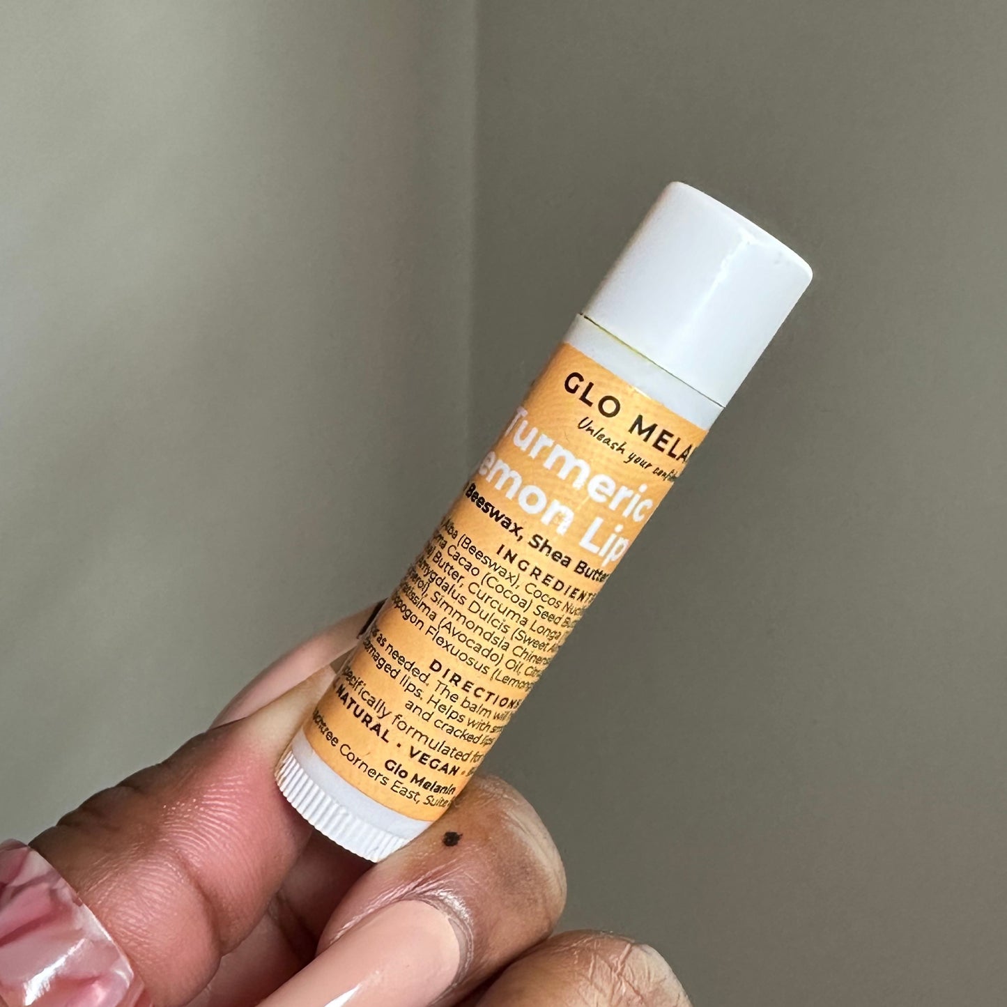 Turmeric and Lemon Lip Balm (for Dark Lips)