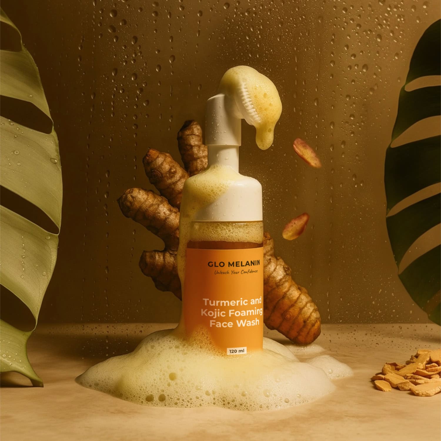 Turmeric and Kojic Foaming Face Wash - Glo Melanin