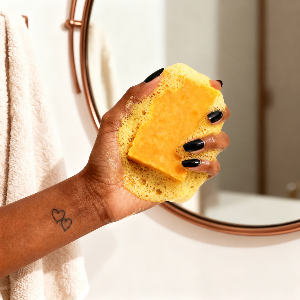 Turmeric Brightening Soap (with Vitamin C, Alpha Arbutin, Oat).