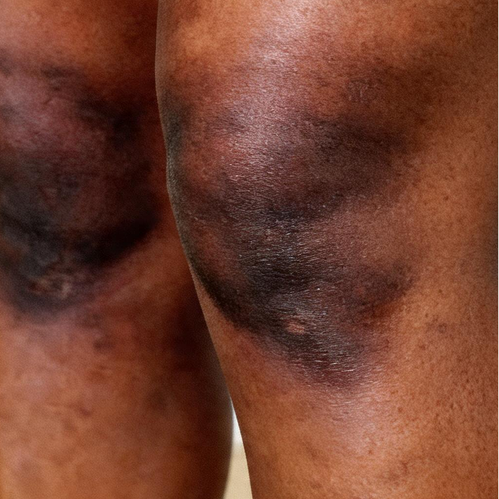 Knees and elbows that never match the rest of your skin