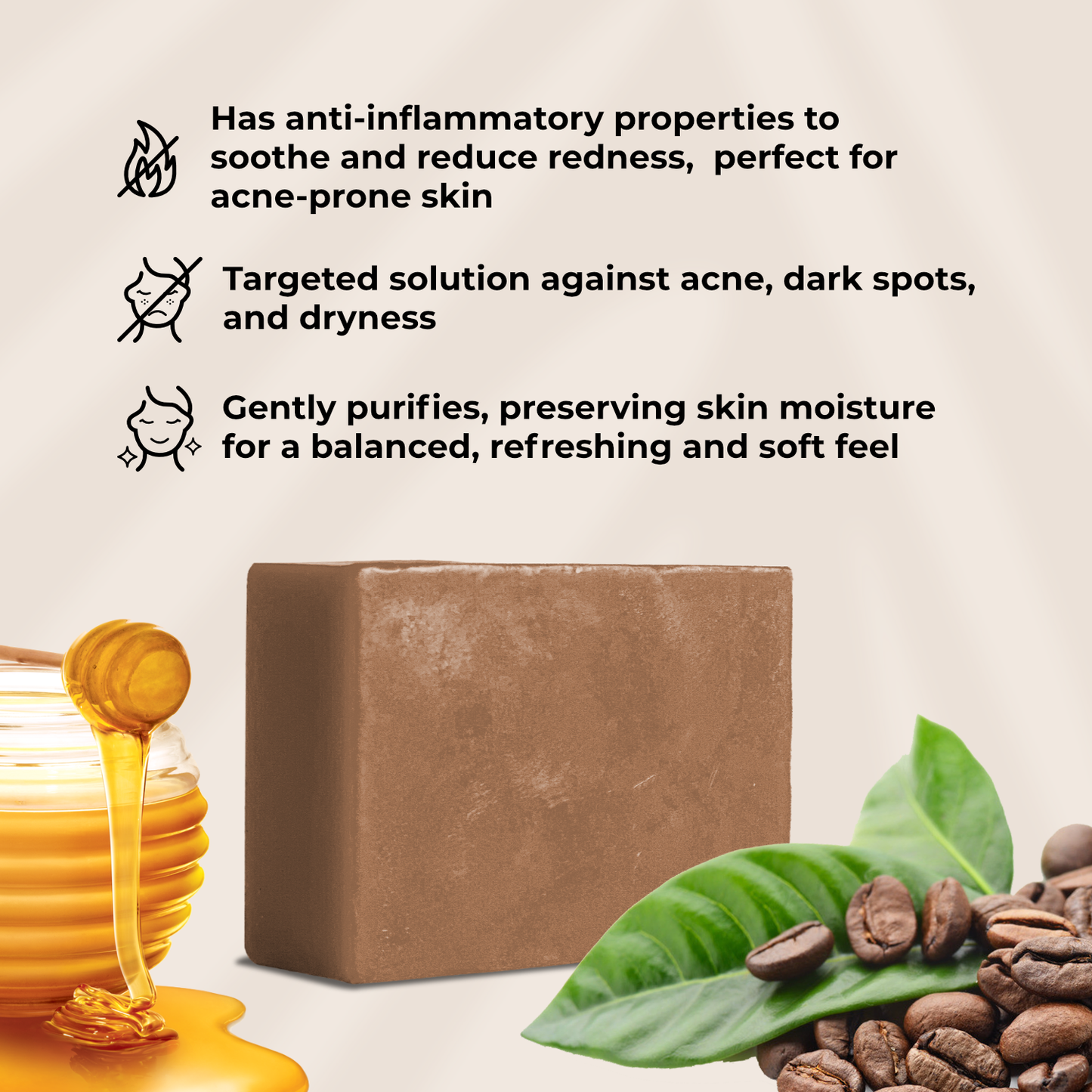 African Black Soap (with Shea Butter, Coffee, and Honey)
