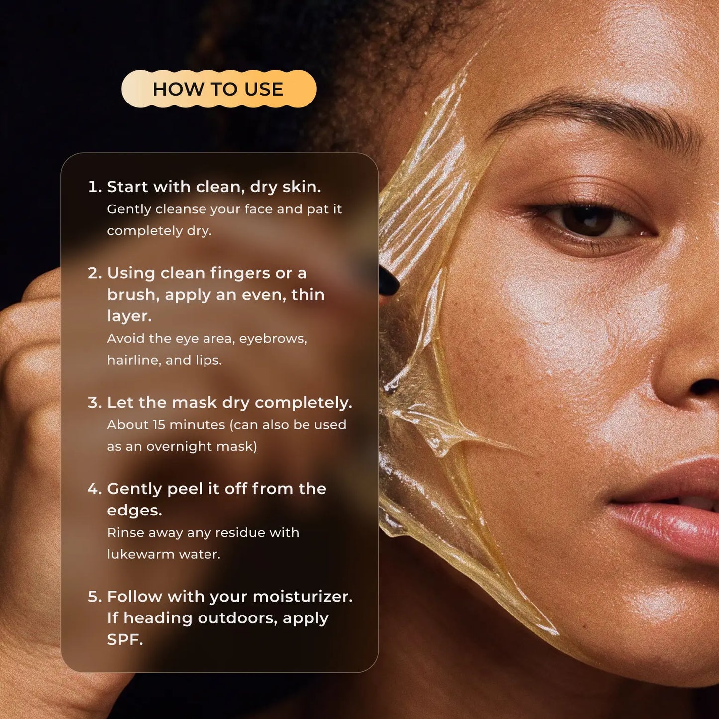 Sea Moss Wrapping Mask with Turmeric & Kojic Acid - LP