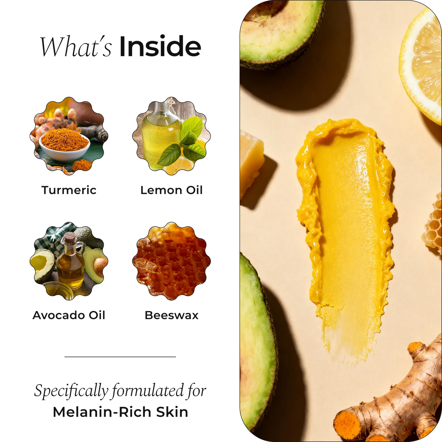 Turmeric and Lemon Lip Balm (for Dark Lips)